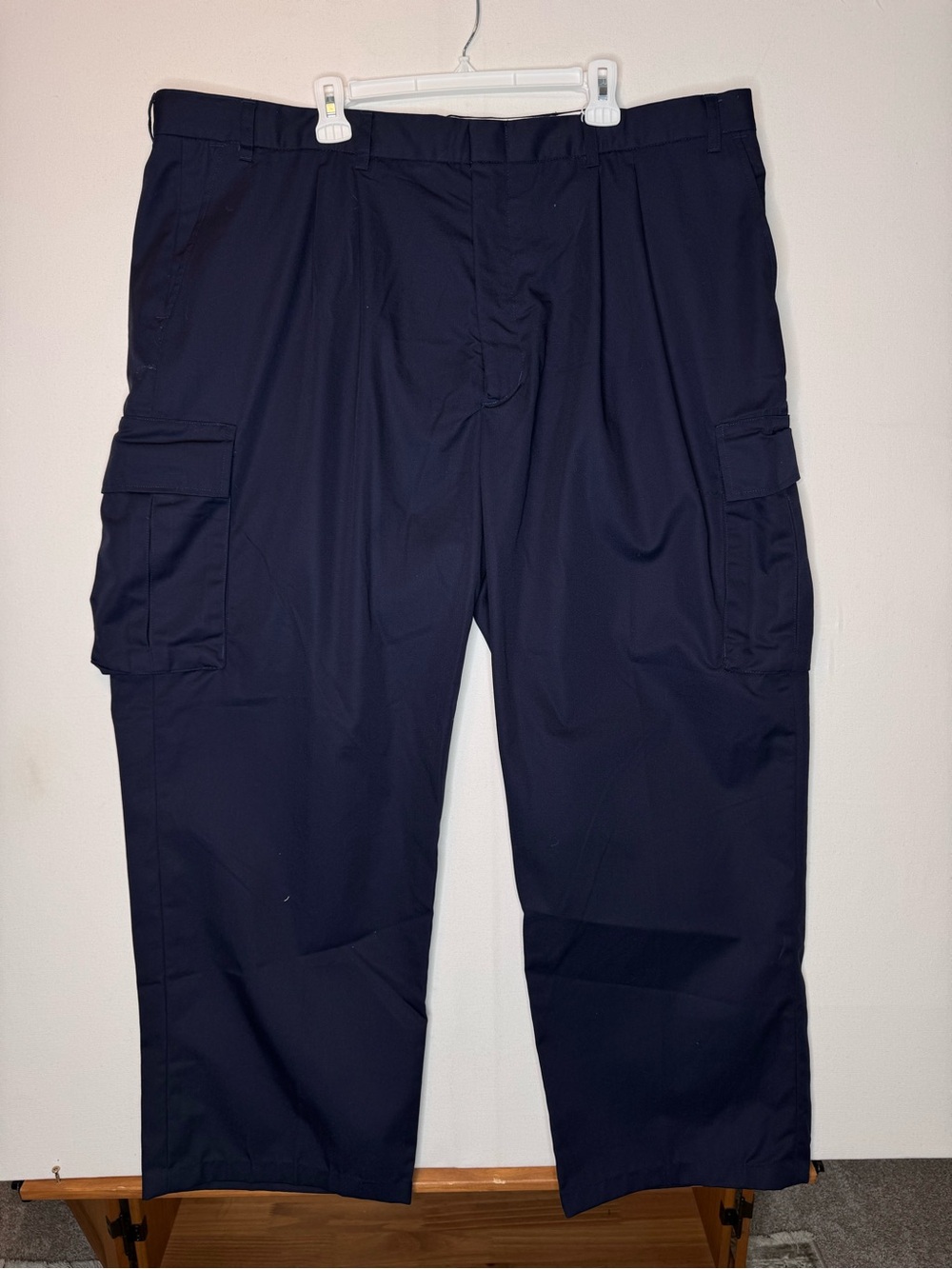 NEW WearGuard cargo Pants mens sz 48x29 straight leg workwear uniform navy blue